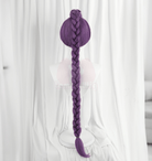 【48HR SHIP】L - email Wig Anime Movie Kpop Demon Hunter Songs Rumi Purple 100cm Long Braid Stage Cosplay Wig Group Idol - lemailwigs