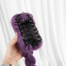 【48HR SHIP】L - email Wig Anime Movie Kpop Demon Hunter Songs Rumi Purple 100cm Long Braid Stage Cosplay Wig Group Idol - lemailwigs