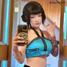 【48HR SHIP】L - email Wig Anime Movie Kpop Demon Hunter Zoey Short Black Hair Double Buns Stage Cosplay Wig Group Idol - lemailwigs