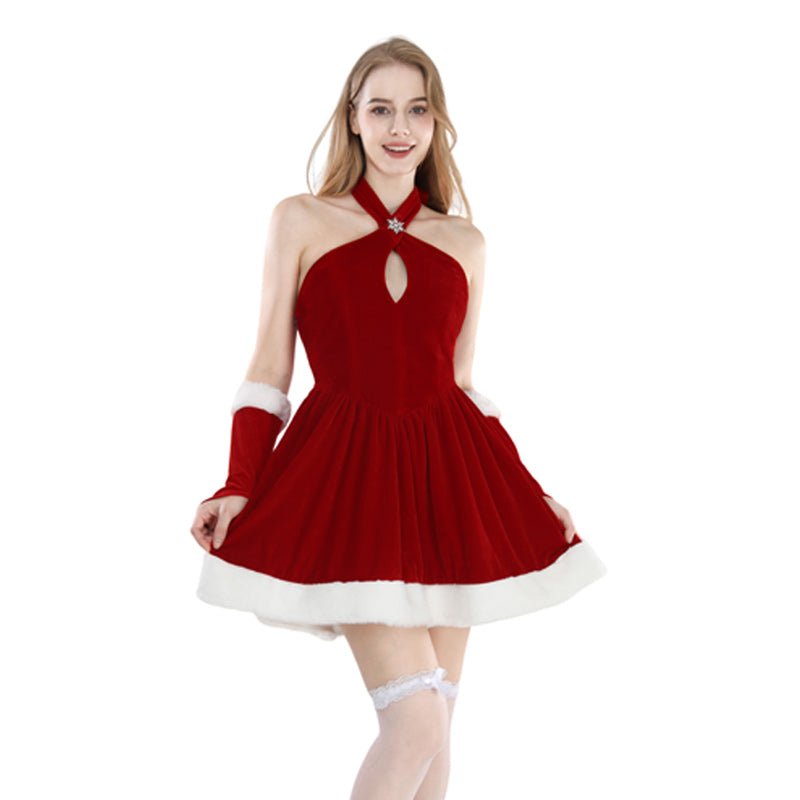 【48HR SHIP】L - email Wig Christmas Party Girls Cosplay Dresses - lemailwigs