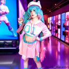 【48HR SHIP】L - email Wig Exclusive Fortnite Neko Hatsune Miku Pink Cosplay Costume - lemailwigs