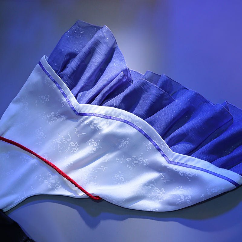 【48HR SHIP】L - email Wig Genshin Impact Ganyu Hanfu Cosplay Costume - lemailwigs