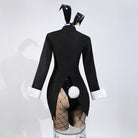 【48HR SHIP】L - email Wig Goddess of Victory: Nikke Ade: Agent Bunny Bobysuit Cosplay Costume - lemailwigs
