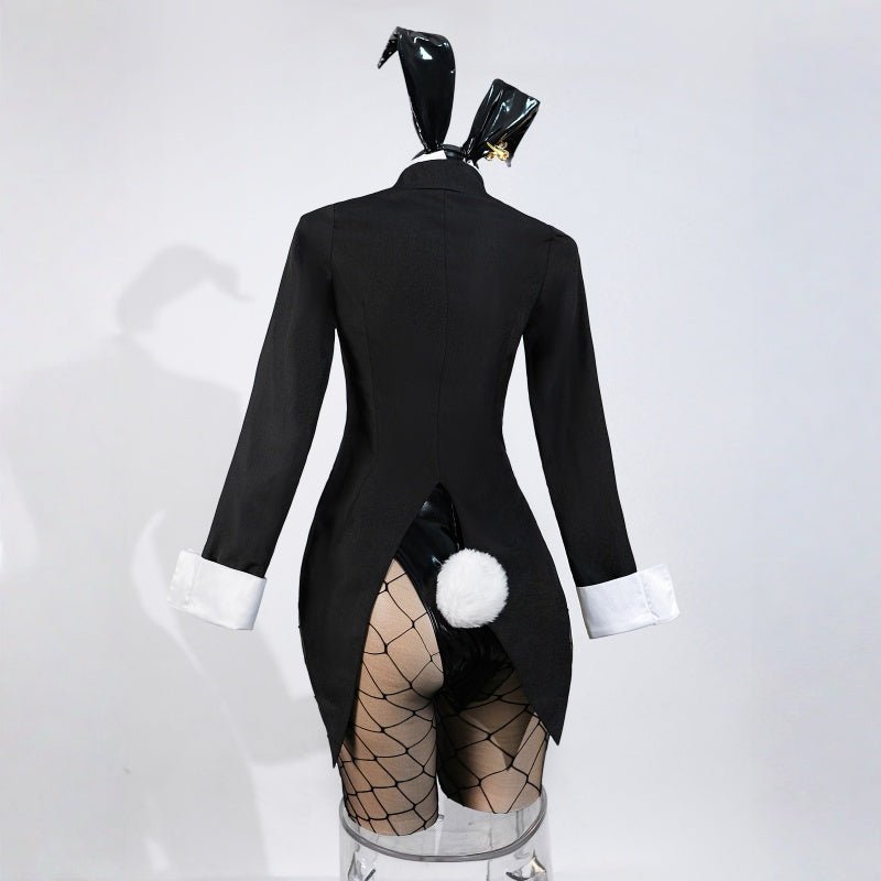 【48HR SHIP】L - email Wig Goddess of Victory: Nikke Ade: Agent Bunny Bobysuit Cosplay Costume - lemailwigs