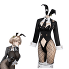 【48HR SHIP】L - email Wig Goddess of Victory: Nikke Ade: Agent Bunny Bobysuit Cosplay Costume - lemailwigs