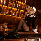 【48HR SHIP】L - email Wig Goddess of Victory: Nikke Ade: Agent Bunny Bobysuit Cosplay Costume - lemailwigs