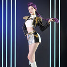 【48HR SHIP】L - email Wig Huntrix Kpop Demon Hunter Rumi Black Golden Cosplay Full Set - lemailwigs