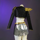 【48HR SHIP】L - email Wig Huntrix Kpop Demon Hunter Rumi Black Golden Cosplay Full Set - lemailwigs