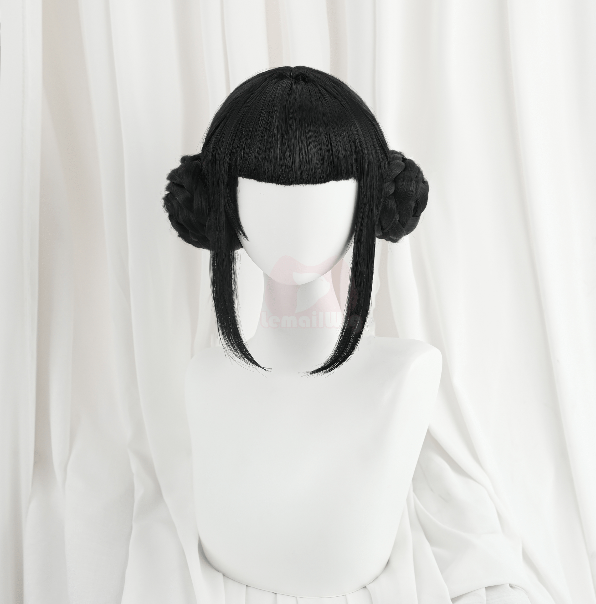 48HR SHIP】L-email Wig Zoey Golden Black Cosplay Costume And Wig
