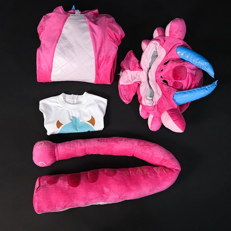 【48HR SHIP】L - email Wig League of Legends Cosplayer Neeko Cosplay Outfit - lemailwigs