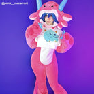 【48HR SHIP】L - email Wig League of Legends Cosplayer Neeko Cosplay Outfit - lemailwigs