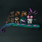 【48HR SHIP】L - email Wig League Of Legends Neeko the Curious Chameleon Cosplay Costume - lemailwigs