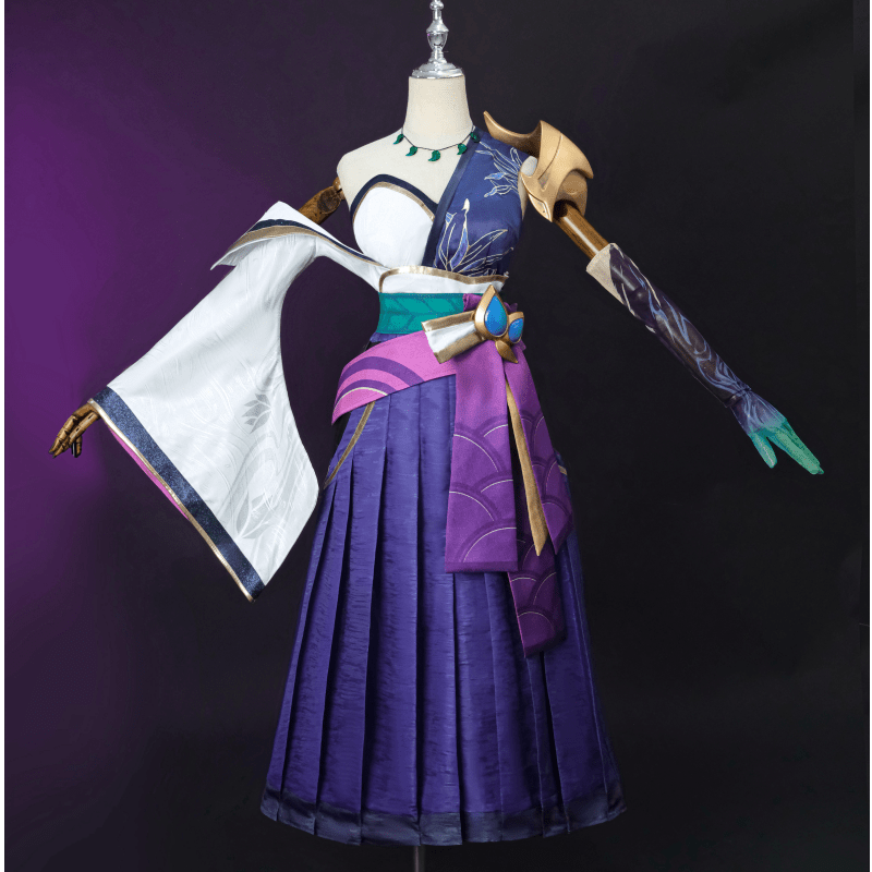 【48HR SHIP】L - email Wig League of Legends Spirit Blossom Irelia Cosplay Costume - lemailwigs