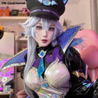 【48HR SHIP】L - email Wig LOL Battle Bat Xayah Cosplay Costume Costume - lemailwigs