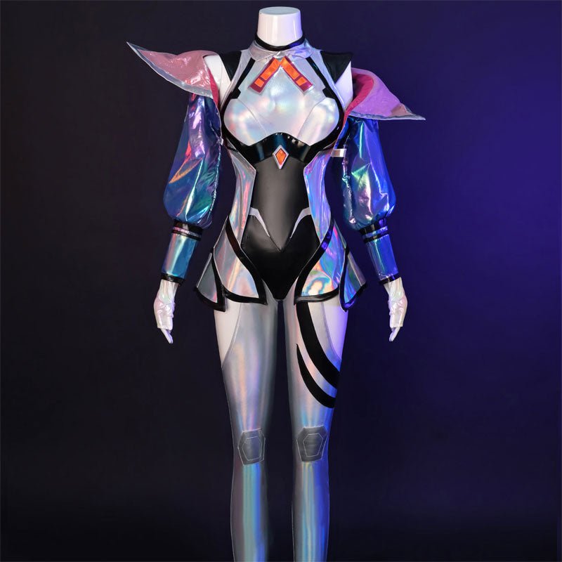 【48HR SHIP】L - email Wig LOL Battle Dove Seraphine Cosplay Costume - lemailwigs