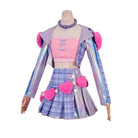 【48HR SHIP】L - email Wig LOL League Of Legends Caitlyn Full Cosplay Costume Wig Set - lemailwigs