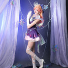 【48HR SHIP】L - email Wig LOL League of Legends Prestige Crystal Rose Lux Cosplay Costume Wig Kit - lemailwigs