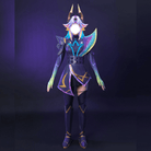【48HR SHIP】L - email Wig LOL Prestige Empyrean Kayle Cosplay Costume - lemailwigs
