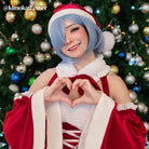 【48HR SHIP】L - email Wig Re: ZERO - Starting Life in Another World Rem Ram Fanart Christmas Cosplay Costume - lemailwigs