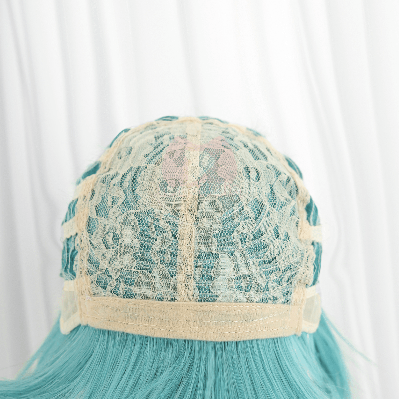 【48HR SHIP】Lemailwig Hatsune Miku Green Double Ponytail Blue 110cm Long Cosplay Wig - lemailwigs