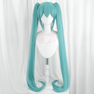 【48HR SHIP】Lemailwig Hatsune Miku Green Double Ponytail Blue 110cm Long Cosplay Wig - lemailwigs