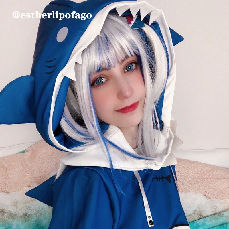 【48HR SHIP】Lemailwig Hololive Vtuber Gawr Gura Cosplay Wigs - lemailwigs