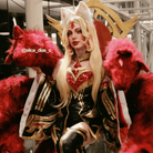 【48HR SHIP】LOL League of Legends Immortalized Legend Ahri White Cosplay Wig - lemailwigs