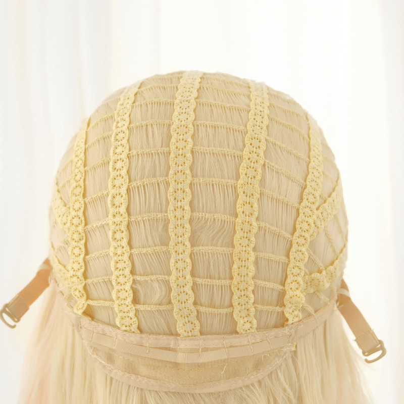 【48HR SHIP】LOL League of Legends Immortalized Legend Ahri White Cosplay Wig - lemailwigs