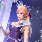 【48HR SHIP】LOL Prestige Crystal Rose Lux Cosplay Wig - lemailwigs