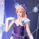 【48HR SHIP】LOL Prestige Crystal Rose Lux Cosplay Wig - lemailwigs