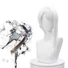 【48HR SHIP】Nier Automata RepliCant Kaine Silver Gray Braid Cosplay Wig - lemailwigs