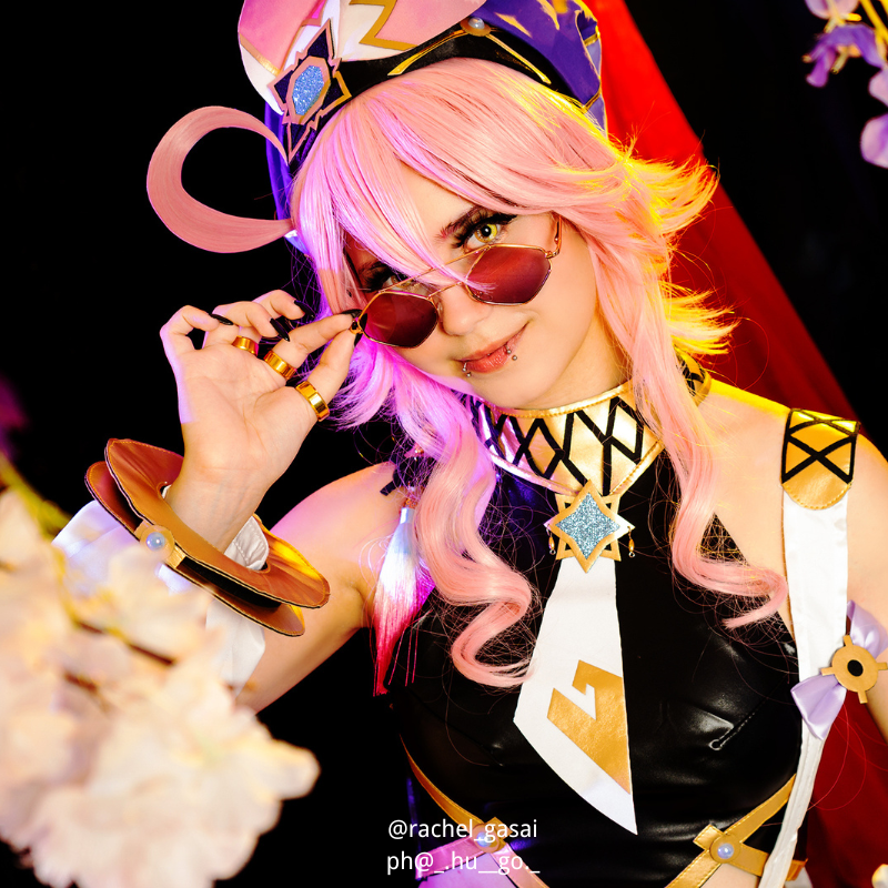 55cm Pink Game Genshin Impact Sumeru Dori Cosplay Wigs - lemailwigs