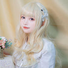 65cm Lolita Medium Long Blonde Long Curly Princess Wigs - lemailwigs