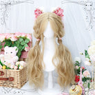 70cm Cute Long Curly Blonde Lolita Wig - lemailwigs