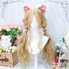 70cm Cute Long Curly Blonde Lolita Wig - lemailwigs
