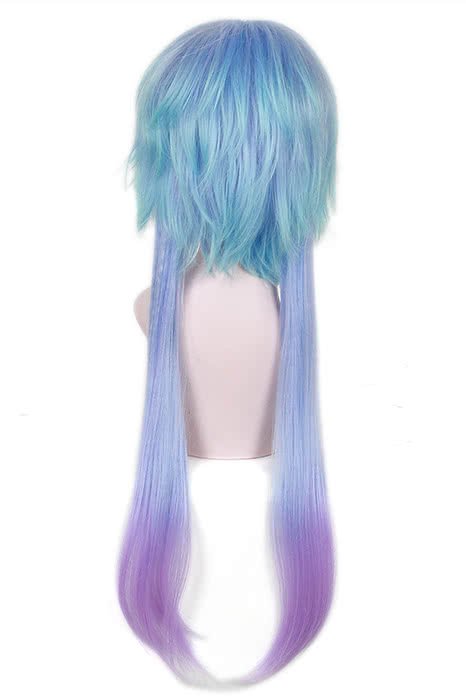 70cm Mixed Color Lolita Wigs Straight Fade Cosplay Hair - lemailwigs