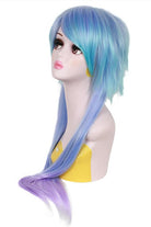 70cm Mixed Color Lolita Wigs Straight Fade Cosplay Hair - lemailwigs