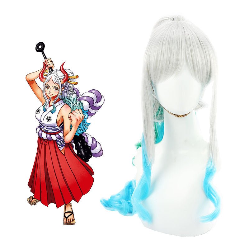 70cm One Piece Yamato Multi Color Cosplay Wigs - lemailwigs