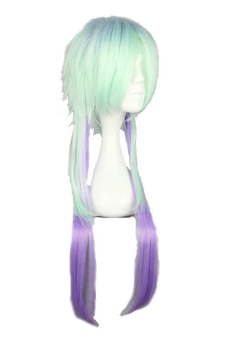 78cm Long Devils and Realist Sitri Mixed Colour Cosplay Wigs - lemailwigs
