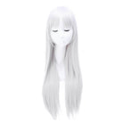 80cm Grey Secret Base Honma Meiko Long Cosplay Wigs - lemailwigs