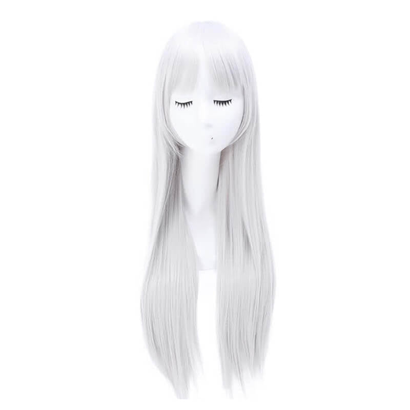 80cm Grey Secret Base Honma Meiko Long Cosplay Wigs - lemailwigs