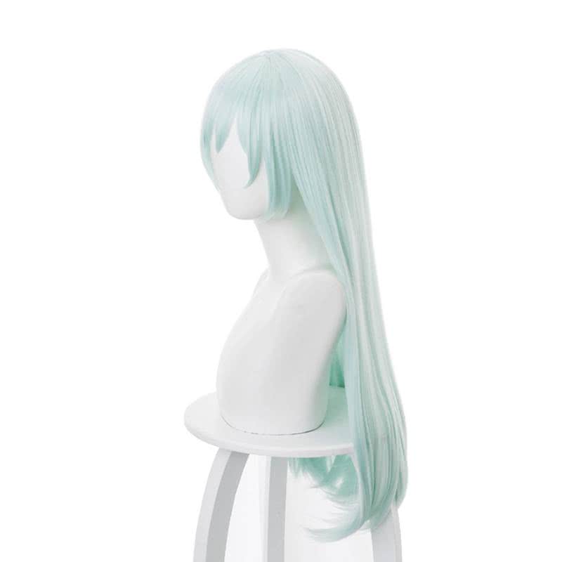 80cm Honkai Impact 3 Liliya Olenyeva Peppermint Green Cosplay Wigs Long Straight - lemailwigs