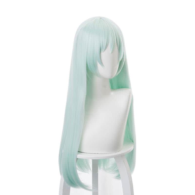 80cm Honkai Impact 3 Liliya Olenyeva Peppermint Green Cosplay Wigs Long Straight - lemailwigs