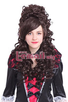 80cm Long Brown Marie Antoinette Movie Cosplay Wigs - lemailwigs
