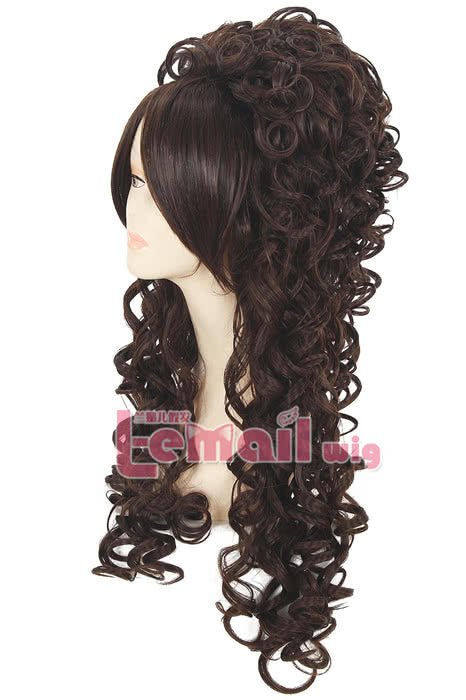 80cm Long Brown Marie Antoinette Movie Cosplay Wigs - lemailwigs