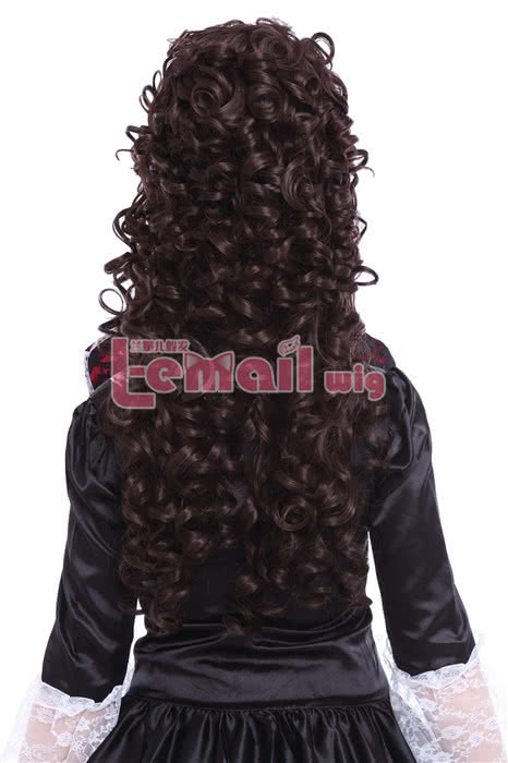 80cm Long Brown Marie Antoinette Movie Cosplay Wigs - lemailwigs