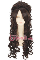 80cm Long Brown Marie Antoinette Movie Cosplay Wigs - lemailwigs
