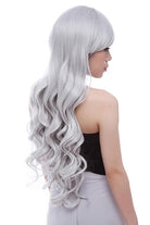 80cm Long Silver Curly Sweet Women Fashion Hair Wigs CW201C - lemailwigs