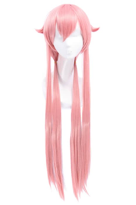 80cm Pink Gasai Yuno Long Cosplay Wigs - lemailwigs