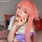 80cm Pink Gasai Yuno Long Cosplay Wigs - lemailwigs